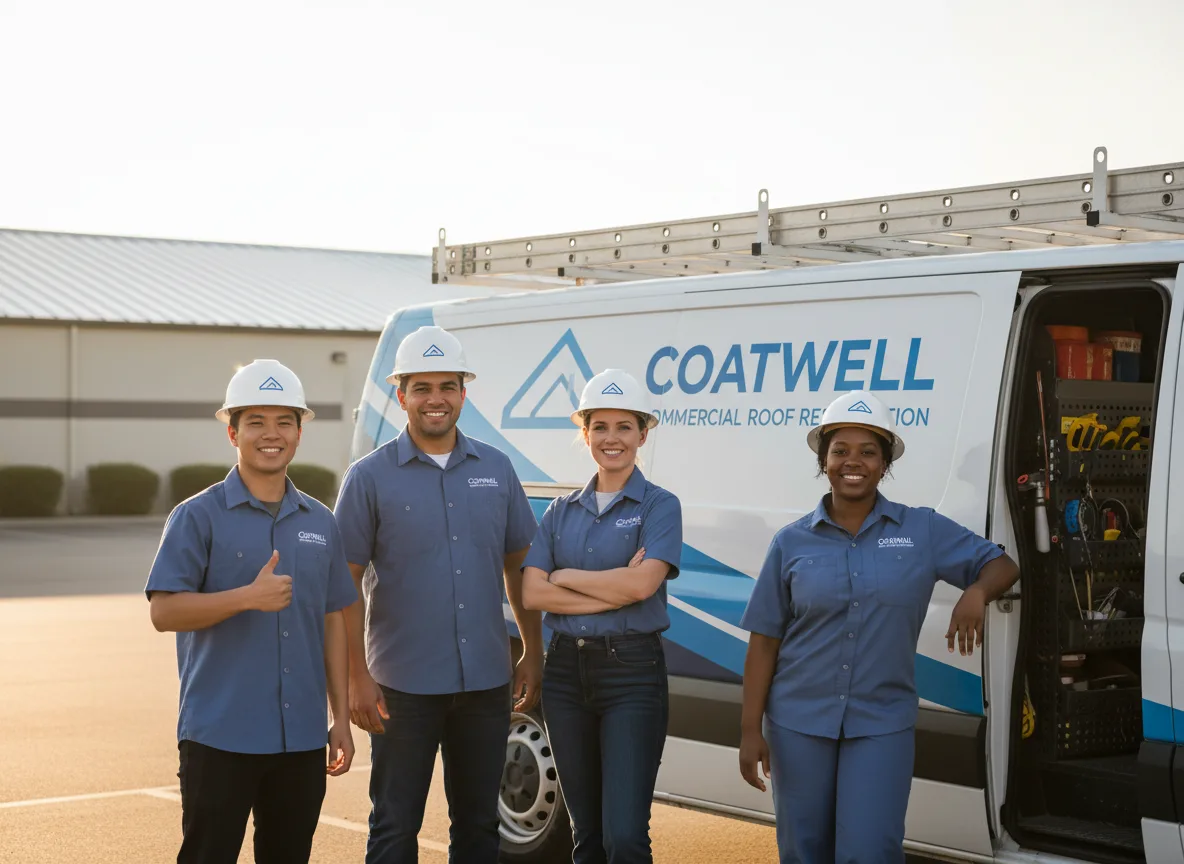 Commercial roof coating company in Broughton, IL